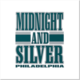 Philly LYFE Midnight Green and Silver Philadelphia True Football Colors! Posters and Art